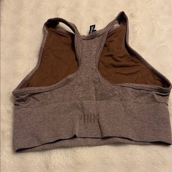 Victoria Secret PINK Active Cocoa Brown Fitness Set - Picture 4 of 13